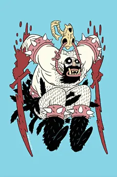Andrew R MacLean • art and comics : Photo  Coloré, double sens, abstraction, folie, insouciance. Mood board créé par On n'a rien volé  https://popmontreal.com/fr/artistes/detail/on-na-rien-vole/?volet=puces-pop  Colourful, double meaning, abstract, lunacy