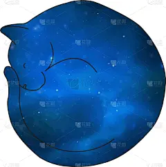 天空,太空,猫,背景,可爱的,球体,贺卡,壁纸,睡觉