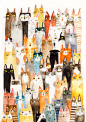 A3 print - CATS CATS CATS