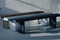 由再生铝制成的多功能室内/室外长凳的灵感来自意大利面的质地 - Yanko Design