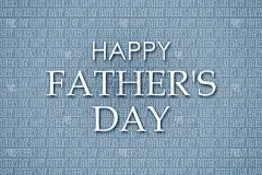 父亲节快乐背景。灰色背景上有许多题词和祝词。祝贺的背景。