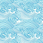 波浪纹理矢量背景