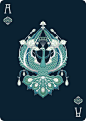 bonafideplayingcards: “ Nouveau PERLE, a redux version of NOUVEAU Playing Cards, live on Kickstarter http://kck.st/2cZUTwq A completely custom Art Nouveau jewelry inspired deck. A new tuck, back, aces and pips as well as redesigned court cards to...: