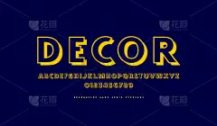 华丽的,高雅,字体,简单,分离着色,优美,运动,字母,字母表次序,设计