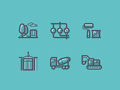 Icons for constructi...