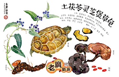 杳叙采集到插画设计|传统美食