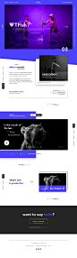 Cooxed digital agency production landing page design dribbble full