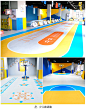 劲踏定制儿童篮球场体适能地胶健身房感统训练室商场pvc塑胶地板-淘宝网