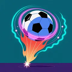 1. 特写俯视角，经典黑白六边形拼接足球悬浮于钴蓝纯色背景中央，环绕足球的流线型光带呈现霓虹粉到电子紫的渐变，光带边缘锐利如激光切割，现代矢量风格，运动轨迹呈精确几何螺旋状
2. 斜侧45度角，黑白足球略微倾斜置于墨绿纯色背景下方，光带从足球底部向上迸发，形成橙红到琥珀金的火焰状渐变，线条粗犷有力，末端带有星形光斑，矢量插画风格保持简洁明快
3. 正侧视角，黑白足球贴近靛青纯色背景左边缘，右侧延伸出青色到薄荷绿的波浪形光带，光带呈S形动态曲线，点缀微小圆形光晕，整体构图呈现强烈的左右视觉张力
4. 仰角透