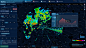 Charts digital FUI GIS map meteorology monitor radar weather webgis