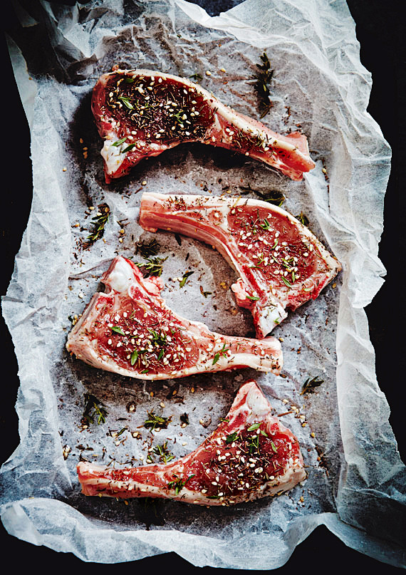 Za'atar lamb chops