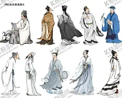 古风人物手绘 【酷图网】诗人,古代诗人,古诗词,诗词,古风人物,古人,古代人物,名人,古风,手绘人物,人物插画,PNG,素材,插图,人物插图,儒家文化,儒家,道家,道家文化,墨家文化,儒家孔子,儒家孟子,墨家墨子,诸子百家,传统文化,古风人物插画