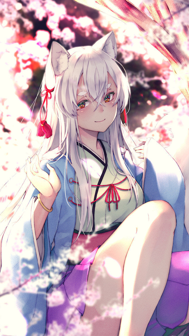 狐耳和服少女