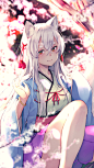 狐耳和服少女