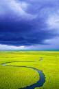 gyclli: Storm Over the Okavango River Delta by MichaelTrezzi TrekEarth