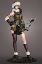 female hunter, ssuny hwang : female hunter modeling