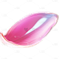 3D立体粉色花瓣贴纸