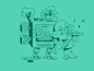Character digital painting Digital Art  characters line art color graphic design  visual identity storytelling   Mascot