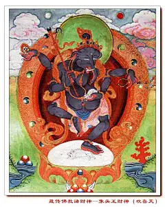 藏传佛教诸财神——象头王财神(欢喜天)
