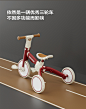 lecoco乐卡儿童三轮车脚踏车遛娃神器宝宝小孩多功能轻便自行车-tmall.com天猫