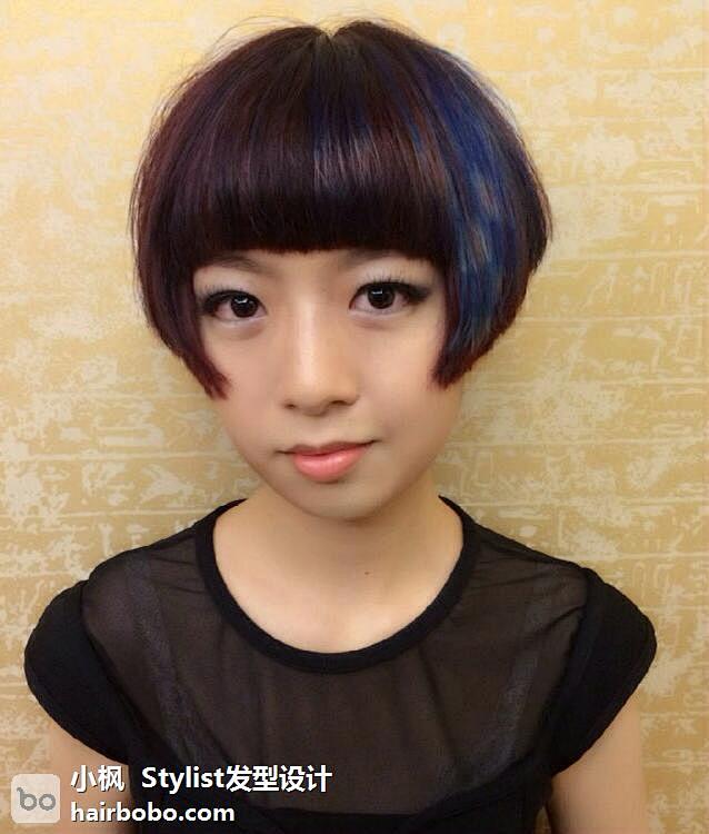 女士染发