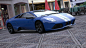 General 1920x1080 Lamborghini Murcielago sports car car coupe blue cars vehicle