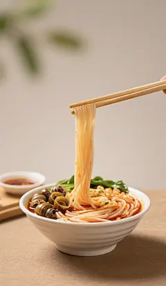 美味柳州螺蛳粉摄影图片