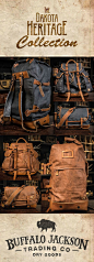 Crafted of waxed canvas and full grain leather with a distressed vintage finish, these bags were built to honor the memory of good men and good days. vintage military duffle backpack | vintage military rucksack | vintage military messenger bag: 