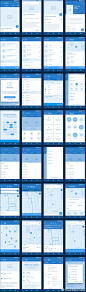 #深夜灵感#  一大批漂亮的安卓移动端手机 App 线框原型设计界面参考 来自 Platforma Android Wireframe Kit  #App设计# ​​​​#设计秀# ​​​​