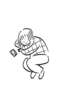 柳依依_yiyi采集到小盐系簡單 萌系 卡通 手纋 插畫 文藝 森系 少女心