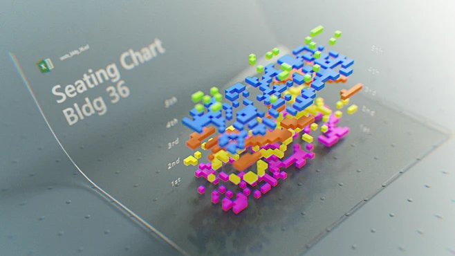 3D Data Viz图片_C4D图片素材-花瓣网