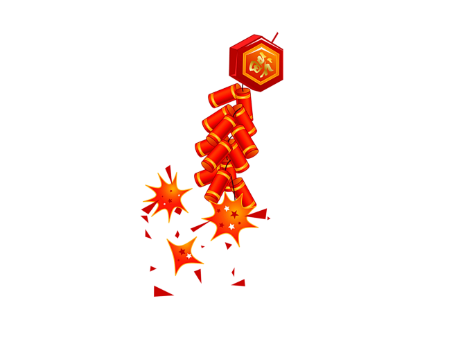炮竹-花瓣网