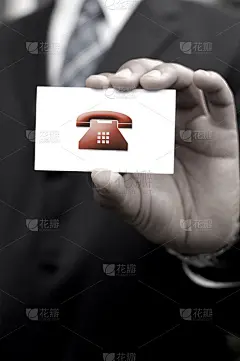 电话图标联系卡