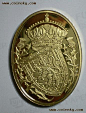 英国皇室徽章和皇冠银镀金4