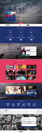 Tuner - One Page Portfolio PSD Template on Behance