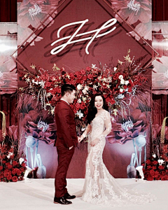 HUUENAO采集到婚礼-新中式