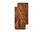 Wood veneer bar cabinet MERIDIANO | Bar cabinet by Ginger & Jagger