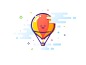 #扁平插画#UI设计#Dribbble#