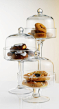 Home Essentials Covered Pastry Stands (Set of 3): 