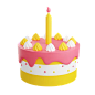 Cake Piece  3D Icon