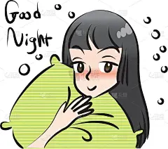 矢量卡通女孩表情包