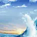Blue. 海