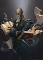 【CG游戏动画人物角色设定图集下载】男女武士战士中世纪机甲角色设定