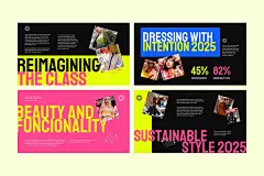 现代时尚品牌营销策划演示文稿设计ppt模版 Fashion Product插图3