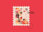 36 Days of Type 2017 Stamp Collection on Behance