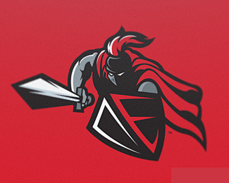 战士 团队 游戏 de字母 盾牌 战斗 商标设计 图标 图形 标志 logo