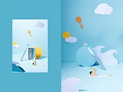 一片片纸片，慢慢有了自己的影子/呼嘎牙刷/创意摄影 : 看着一片片纸片，慢慢有了自己的影子在蓝色粉色绿色黑色交织的世界里绽放属于自己独特的魅力有了自己的印记这次拍摄是一次对自己全新的尝试，从手绘手稿到电脑制图沉寂其中将一片片纸片雕刻成自己的样子看着他们慢慢鲜活起来摄影策划后期/文勤wenqin文案/静静