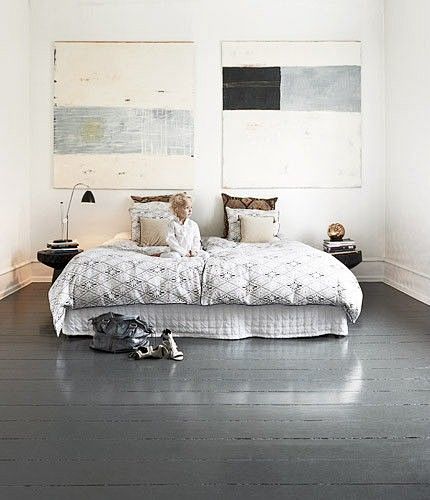 Grey Floors + Simple...