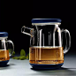 吉谷微米玻璃泡茶壶整套茶具TY05耐热花茶杯绿茶花茶过滤杯-淘宝网