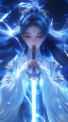 十鲵采集到十鲵的AI人物（绘画）